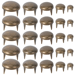 200 шт. 5-х цветные латунные шпильки-заклепки&nbsp;FIND-GF0008-44AB