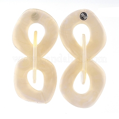 アクリルダングルスタンドピアス  304ステンレススチール製の金具とピアスキャッチ付き  ミックスカラー  97mm  ピン：0.6mm&nbsp;EJEW-JE03840