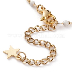 Pvd вакуумное покрытие 304 нержавеющая сталь звено цепи браслет изготовление&nbsp;AJEW-JB00870-03