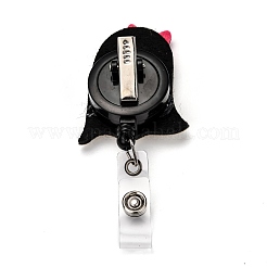 Хэллоуин призрак и тыква блеск порошок войлок и абс пластик значок катушка AJEW-I053-17