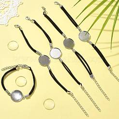 Изготовление браслета из замши 5шт. MAK-FS0001-06