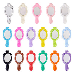 17шт 17 цвета непрозрачные акриловые бусины&nbsp;OACR-TA0004-23