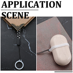 60шт. 2-х стильный силиконовый кулон SIL-GF0001-43D