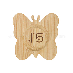 Tavole di design per bracciale in legno a forma di farfalla, vassoio per la creazione di gioielli con perline fai da te, mandorle sbollentate, 12x12cm
