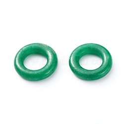 Perle naturali di giada di Myanmar / perle di giada burmese, tinto, anello, 20x5mm, diametro interno: 11mm