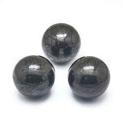 Sfere di shungite naturale, perline Senza Buco, non forata, sfera rotonda, 40.5mm