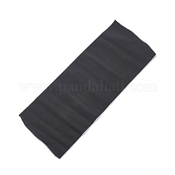 Bande de caoutchouc élastique plate, noir, 195mm