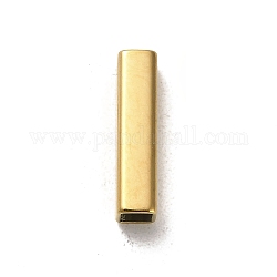 304 perline in acciaio inossidabile, rettangolo, oro, 20x5x5mm, Foro: 4x3.6 mm