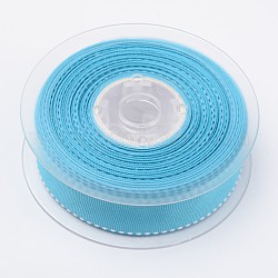Rubans grosgrain pour emballages de cadeaux, turquoise foncé, 1 pouce (25 mm), 100yards / roll (91.44m / roll)