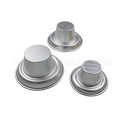 Pilzförmige Backformen aus Aluminium, Backform mit Schnellverschluss, Silber, 101x52 mm