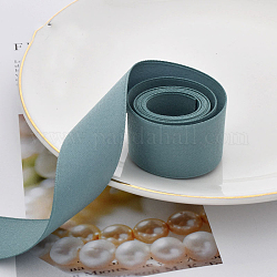 Polyester Ribbon, for Bowknot Tie, Sew on Hair Barrette Accessories, Cadet Blue, 3/8 inch(10mm), about 7.66 Yards(7m)/Roll