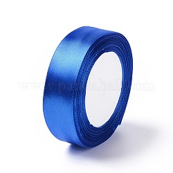 Ruban de satin artisanat de bricolage pour accessoires de cheveux, bleu royal, environ 1 pouce (25 mm) de large, 25yards / roll (22.86m / roll)