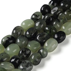 Chapelets de perles en jade de malaisie naturelle, facette, ovale, teint et chauffé, vert de mer foncé, 10.5~13x8.5~10x7~10mm, Trou: 1.2mm, Environ 31~32 pcs/chapelet, 14.57''~15.16'' (37~38.5 cm)