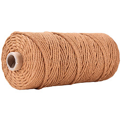 Хлопчатобумажные нитки для вязания поделок, Перу, 3 мм, около 109.36 ярда (100 м) / рулон