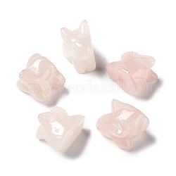 Naturale perle di quarzo rosa, coniglio, 13~14x11~11.5x16~17mm, Foro: 2 mm
