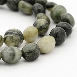 Natural Gemstone Nuggets Beads Strands, 10~14x9~11x7~10mm, Hole: 1mm, 15.7 inch
