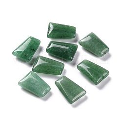Perle avventurina verde naturale, sfaccettato, trapezoidale, 14x10x4.5mm, Foro: 1.2 mm