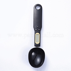 Electronic Digital Spoon Scales, 500g/0.1g Accurate Weighing Teaspoon Scale, with LCD Display, with Electronic, Black, 233x57.5x20.5mm