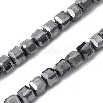 Нити из синтетических терагерцовых каменных бусин G-H327-L03-03-1