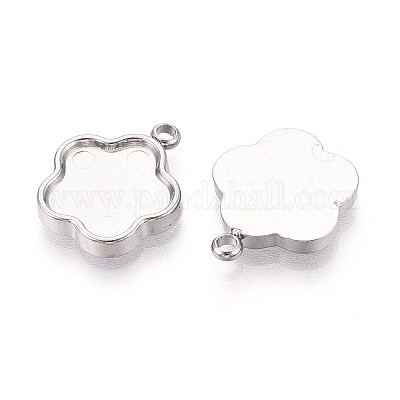 Оправы для подвесок из нержавеющей стали 304 в виде кабошонов STAS-T065-88P-1