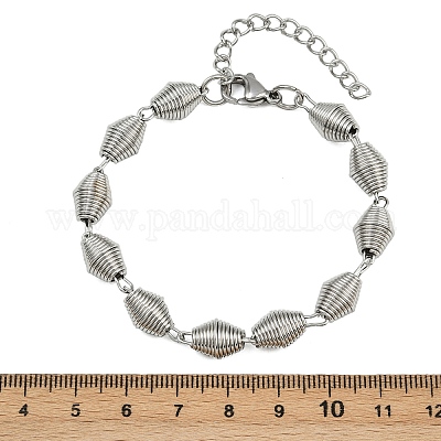 304ステンレススチールチェーンブレスレット（女性・男性用