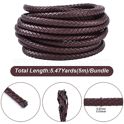 Шнур из искусственной кожи длиной 5 метр. LC-YW0001-02C-1