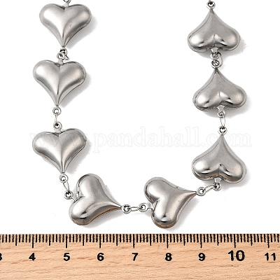 Ожерелья из звеньевой цепи из нержавеющей стали 304 NJEW-Q033-01B-P-1