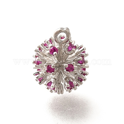 Латунные микро проложить кубического циркония бусы KK-M312-20P-1