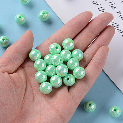 Непрозрачные акриловые бусины MACR-S370-D12mm-A05-1