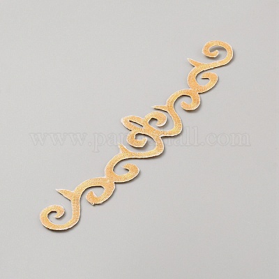 Вышивка утюгом/пришивка заплаток из полиэфирной ленты PATC-WH0006-34D-1