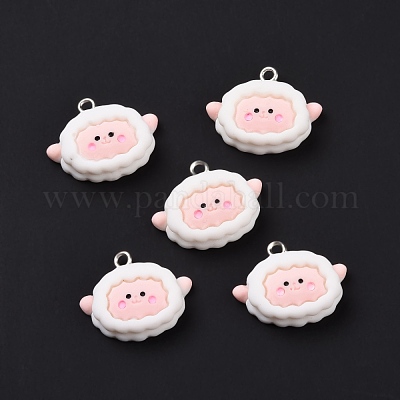 Подвески из непрозрачной смолы RESI-D057-15P-1