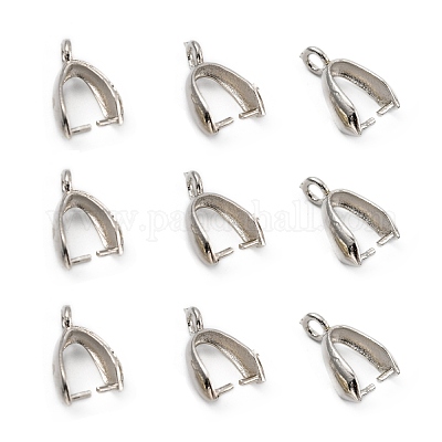Wholesale Grade AA Brass Ice Pick Pinch Bails for Pendant Making