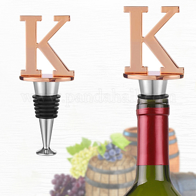 Tappi per vino lettera k in lega all'ingrosso 