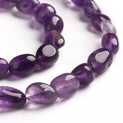 Natürlichen Amethyst Perlen Stränge&nbsp;X-G-D0002-B33-1