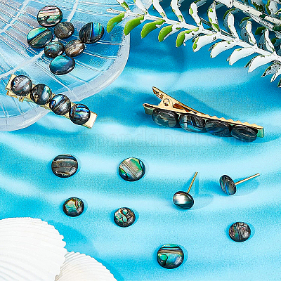 Paua Shell Cabochons&nbsp;SHEL-BC0001-018-1