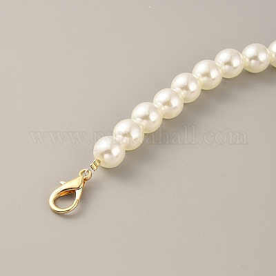 Удлинители ремешка для кошелька с цепочкой из искусственного жемчуга из смолы FIND-WH0143-96D-1