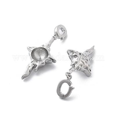 Звезда латунные подвески-скобы KK-L223-025P-1