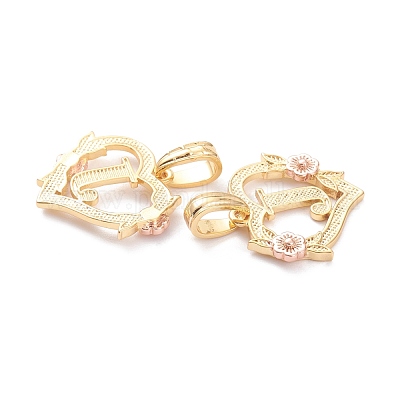 Настоящие кулоны из латуни KK-J042-43G-J-1