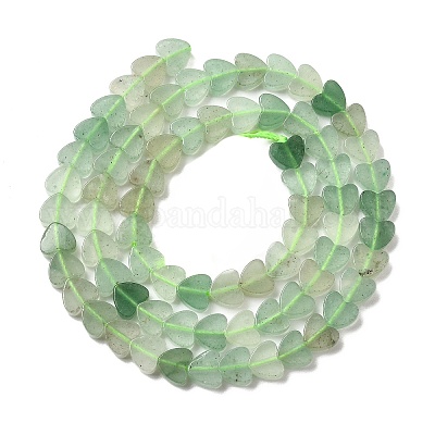 Естественный зеленый авантюрин бисер нитей G-A272-A01-34-1