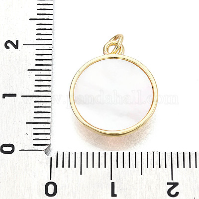 Латунные микропаве прозрачные подвески с фианитом KK-N268-74G-1