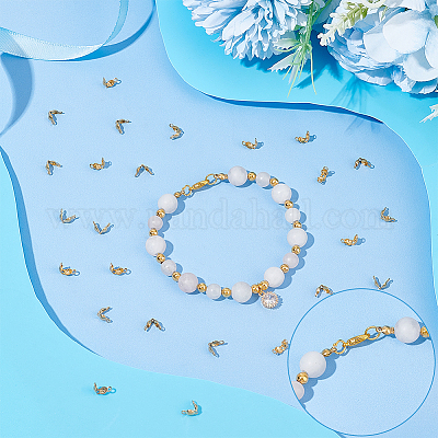 Наконечники бусин из нержавеющей стали 304 STAS-UN0002-38C-1