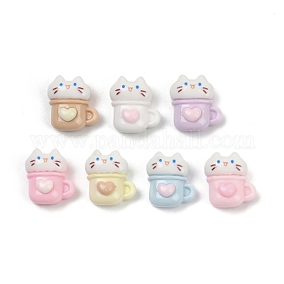 Непрозрачные кабошоны из смолы RESI-K043-10F-1