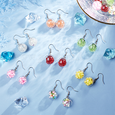 DIY baumeln Ohrring machen&nbsp;DIY-SC0001-10P-1