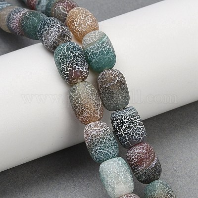 Естественные выветрившиеся агатовые бусины G-NH0047-B01-01-1