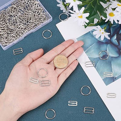 180 шт. 3 стиля пряжек-слайдеров из цинкового сплава IFIN-NB0001-36-1