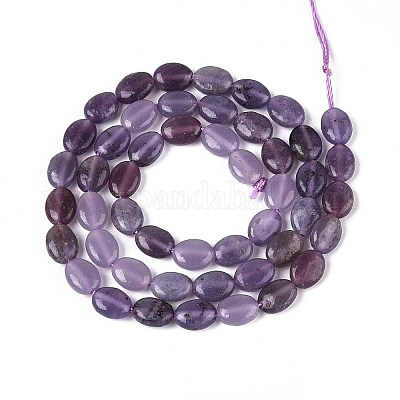 Природный аметист нитей бисера G-T142-21-1