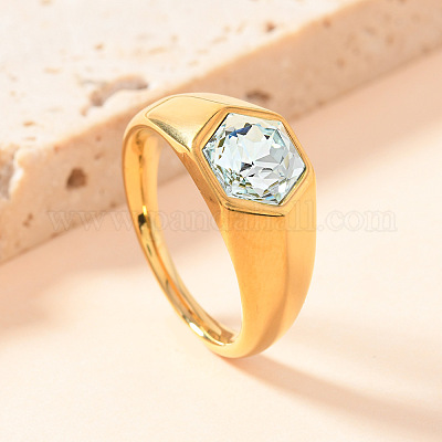 Кольца из нержавеющей стали 304 с кубическим цирконием FS-WG76F9A-05-1