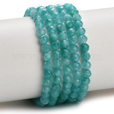 Fili di perline amazonite naturale&nbsp;G-T152-A01-4mm-1