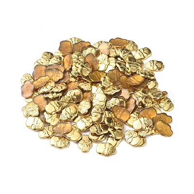 Латунные заклепки с черепом KK-WH0033-85G-1
