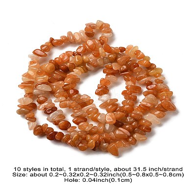 10 нитка 10 стиля натуральные и синтетические смешанные нитки из драгоценных камней G-FS0005-89-1